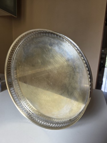 Vassoio ottone argentato - argentato,