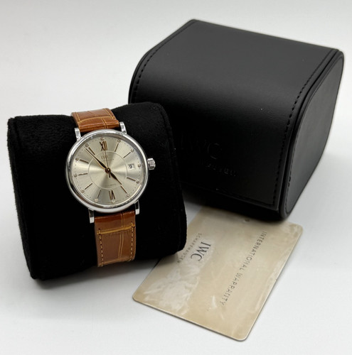 Iwc portofino 37mm acciaio - portofino,