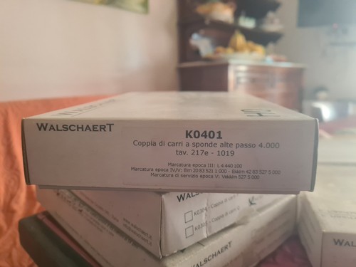 Walschaert kit coppia di - h0,