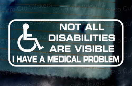 Non tutti disabilità visibile - non,