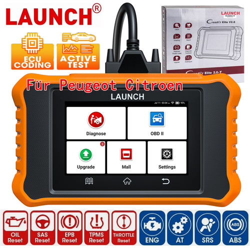 Launch creader elite - 2.0, obd2