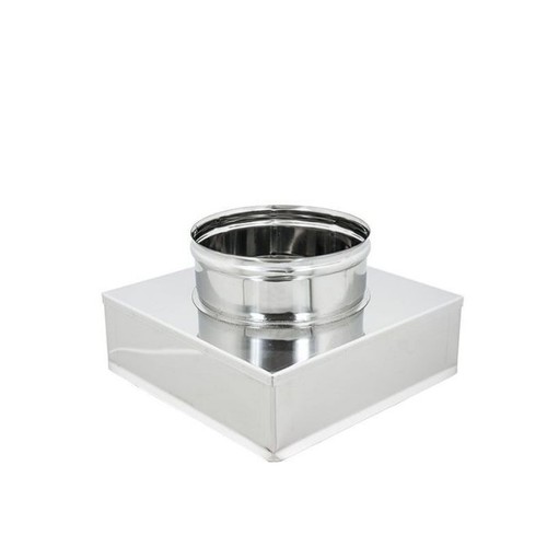 Riduzione inox quadra a - da,