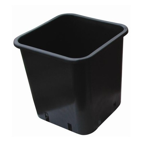 Vaso quadrato nero antiurto - vaso,