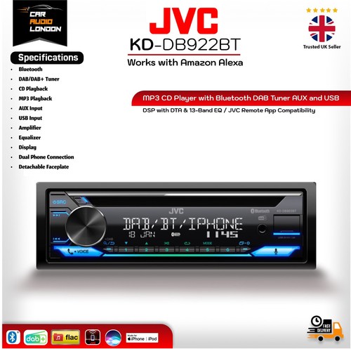 Jvc db922bt autoradio - jvc, 1