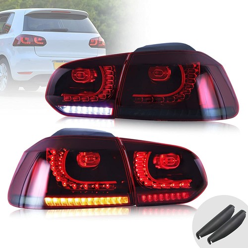 Feux arrière led rouge noir - 2,