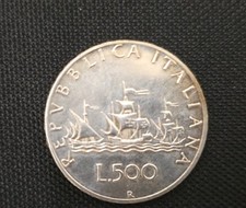 500 lire argento caravelle - 500,