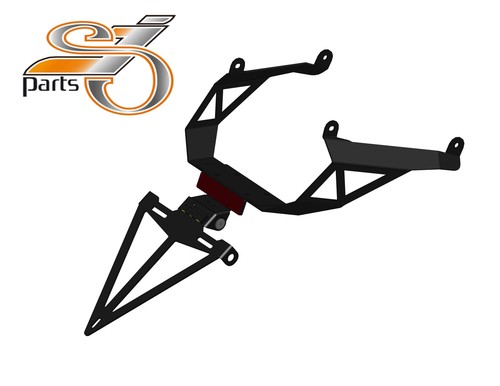 Supporto targa adatto honda - adatto,