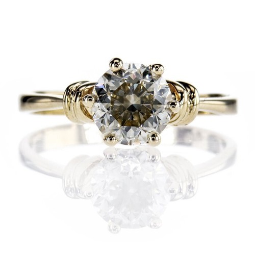 Favoloso anello con diamante - con,