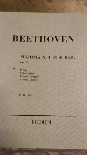 Beethoven sinfonia 4 in - sinfonia,