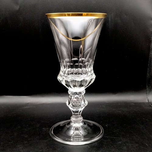 Calice boemia vintage piegato - calice,