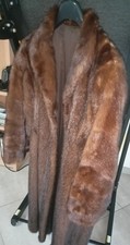 Genuine mink fur coat - mink,