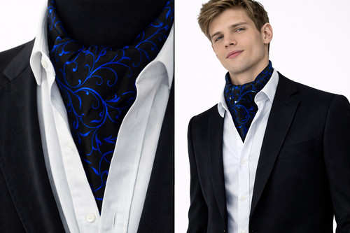 Cravatta sciarpa ascot uomo - sciarpa,