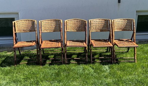 Sedia pieghevole vintage mcm - pieghevole,