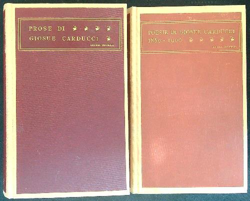 Prose giosue carducci 2 vv - di,