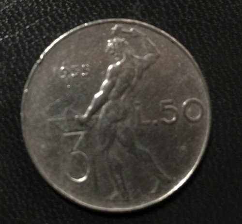 Lire moneta repubblica - lire, 50
