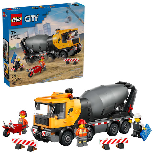 Lego city camion miscelatore - city,