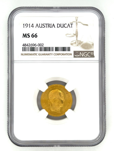 Ducato oro austriaco 1914 - d'oro,