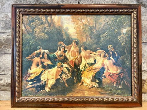 Antico quadro oleografo