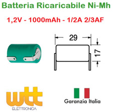 Batteria ricaricabile mh - batteria, ni-mh