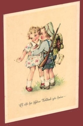 Cartolina artista tedesco - , ww2