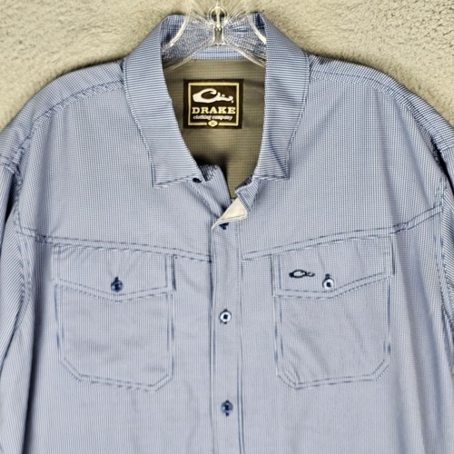 Camicia pesca drake - drake, bottone