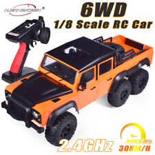 Austar Ax-x6 1/10 Rc Auto Rock Crawler 6x6 2.4g 6wd Telecomando Camion De Stock