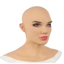 Maschera viso realistica donna