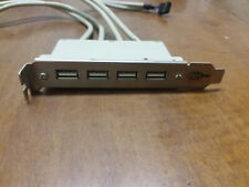 4 porte espansione USB 2,0 A 9 pin  collettore scheda madre pannello staffa