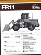 Fiatallis fr11 foglietto - fiatallis,