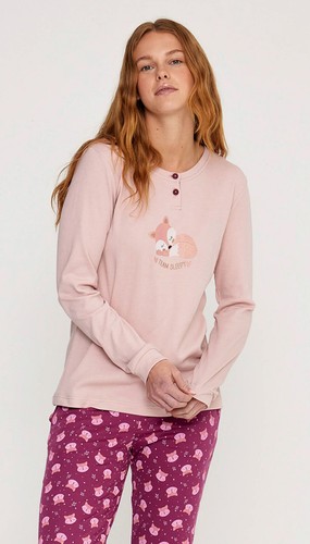 Pigiama donna caldo cotone - donna,