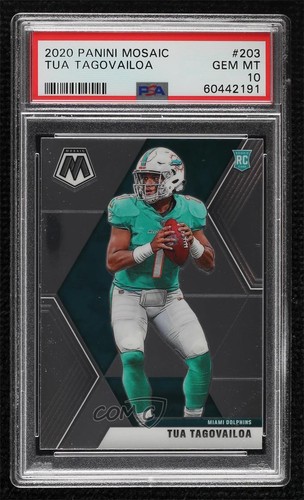 2020 panini mosaic rookies tua - rookies,