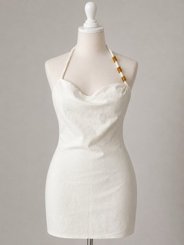 Zara mini abito bianco misto