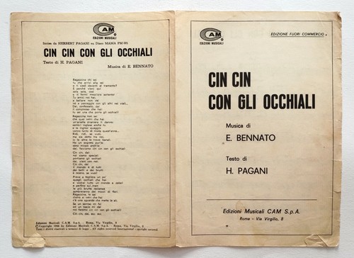Spartito cin con gli - spartito,