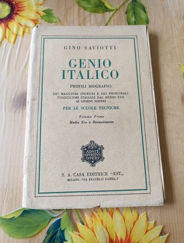 Genio italico due volumi - genio,
