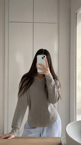 Felpa con cappuccio donna