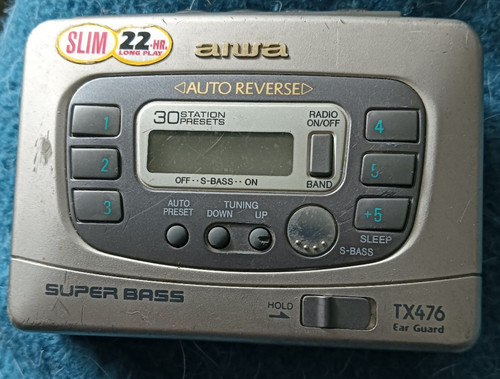 Walkman aiwa tx476 funzionante - tx476,