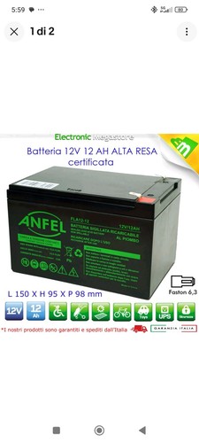 Batteria ricaricabile ciclica - ricaricabile,