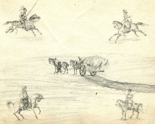 Cavaliere cavallo popolo