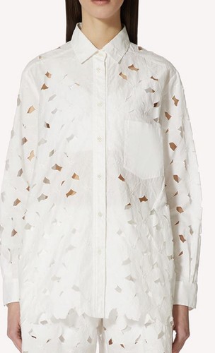 Camicia rossa valentino cotone - camicia,