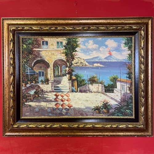 Quadro dipinto olio - olio, su