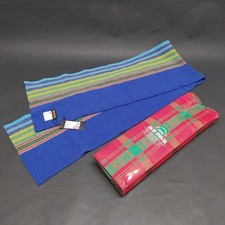 Sciarpa uomo De Paz 30x155 cm pura lana vergina nuova