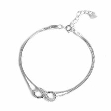 Bracciale Infinito In Argento