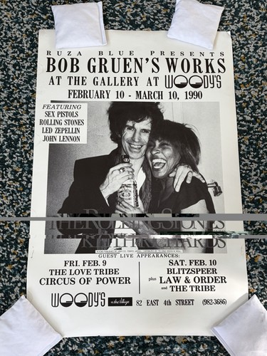 Poster keith richards - keith, tina