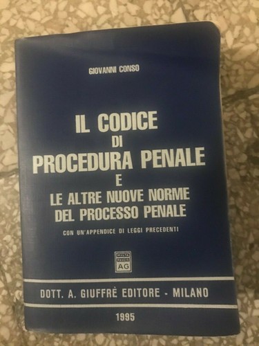 Conso codice procedura - codice, penale