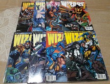 WIZARD the guide to comics 1995/96 - lotto 8 riviste 