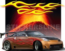 Adesivi fiamme fiancate auto