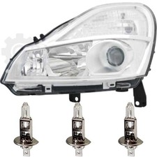 Faro Sinistro Per Renault Modus 01.08-> H1/H1/H1 Senza Motore Con Luce Curva