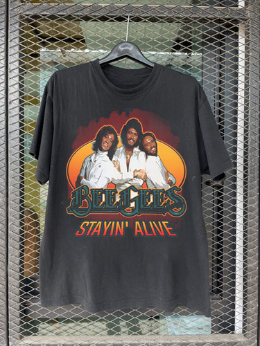 Shirt bee gees stayin - gees,