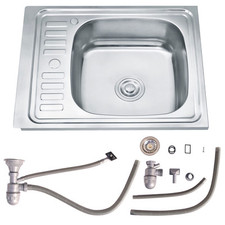 Lavello lavello da cucina in acciaio inox lavello da incasso 🍽