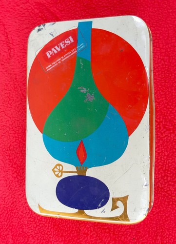 Scatola latta pavesi - scatola,